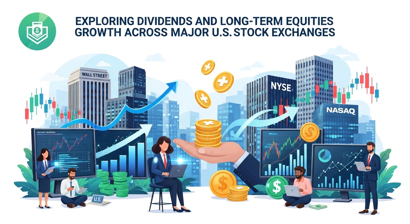 Exploring Dividends and Long-Term Equities Growth Across Major U.S. Stock Exchanges