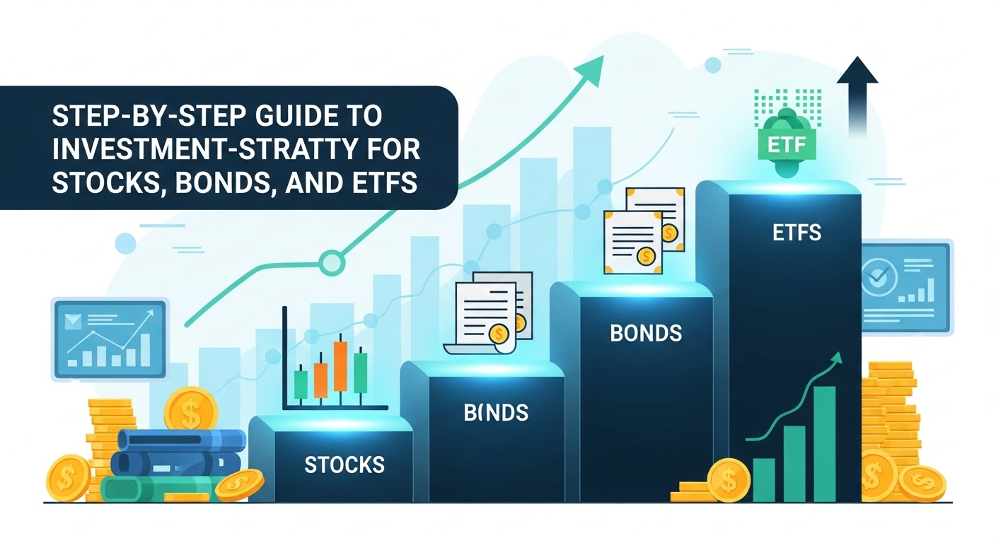 Step-by-Step Guide to Investment-Strategy for Stocks, Bonds, and ETFs